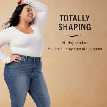 Levi Strauss Signature Gold Curvy Shaping Jeans - Plus Size
