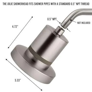 Jolie Filtered Showerhead | Clinically Tested High Pressure Filter