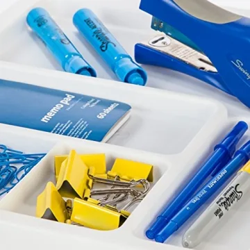 IRIS 4-Drawer Storage Cart with Organizer Top White