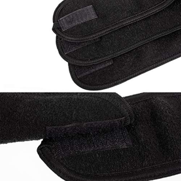 Whaline Spa Terry Headbands - 4 Count Hair Wraps