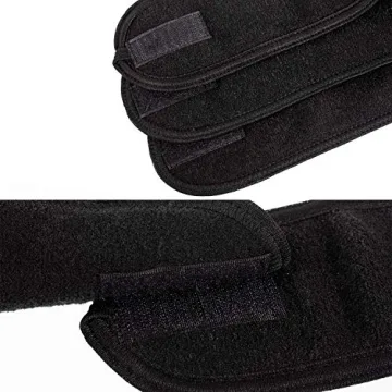 Whaline Spa Terry Headbands - 4 Count Hair Wraps