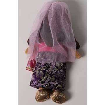 Snuggle Stuffs 15" Indian Plush Doll for Kids