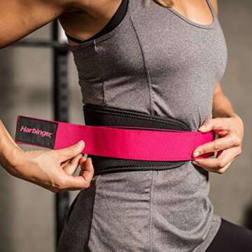 Ultralight Women's Weightlifting Belt - Adjustable Comfort