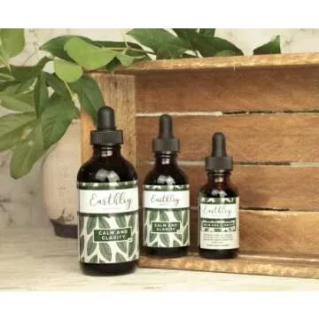 Earthley Calm and Clarity Tincture for Stress Relief (2oz)