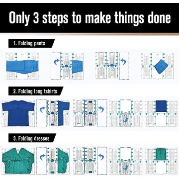 BoxLegend V4 Shirt Folding Board for Easy Laundry Folding