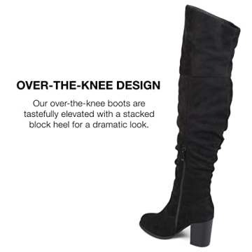 Journee Kaison Wide Width Over Knee Boots Stylish Comfort
