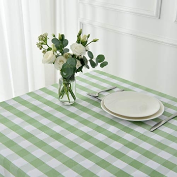 maxmill Checkered Tablecloth Waterproof and Stain Resistant