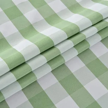 maxmill Checkered Tablecloth Waterproof and Stain Resistant