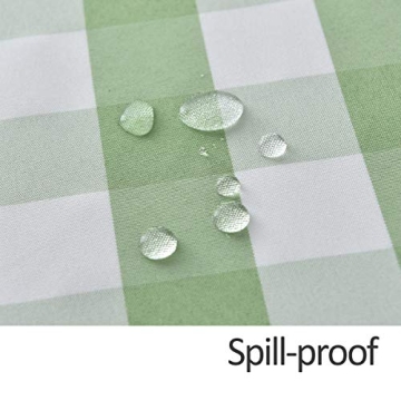 maxmill Checkered Tablecloth Waterproof and Stain Resistant
