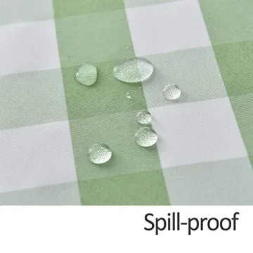 maxmill Checkered Tablecloth Waterproof and Stain Resistant