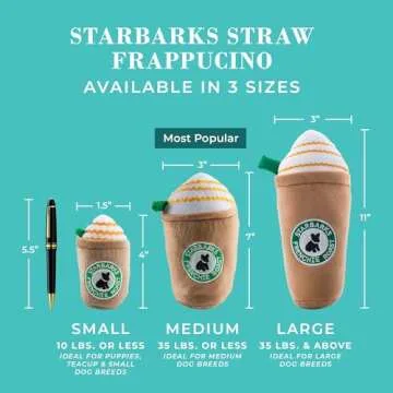 Haute Diggity Dog Starbarks Frappawcino Plush Toy