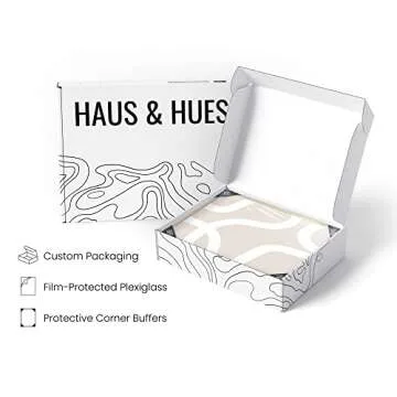 HAUS AND HUES Neutral Wall Art Set for Modern Decor