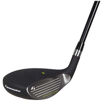 Pinemeadow Golf Men's 12392 PGX Offset 3 Wood Driver, Black/Green, Right Hand