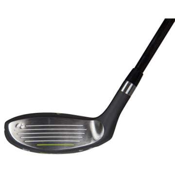 Pinemeadow Golf Men's 12392 PGX Offset 3 Wood Driver, Black/Green, Right Hand