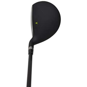 Pinemeadow Golf Men's 12392 PGX Offset 3 Wood Driver, Black/Green, Right Hand