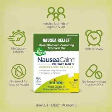 Boiron NauseaCalm Relief - Fast Upset Stomach Remedy