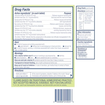 Boiron NauseaCalm Relief - Fast Upset Stomach Remedy