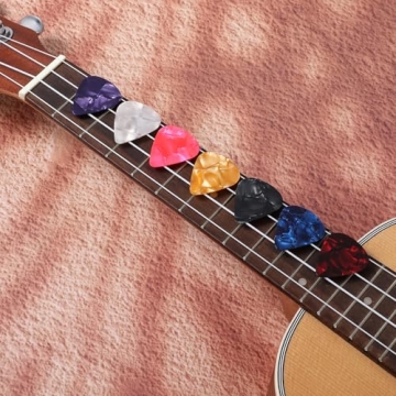 Lnngub 50 Pack Guitar Picks - Colorful & Durable Picks
