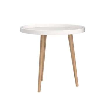 N&V 20 Inch Minimalist Side Table for Stylish Living