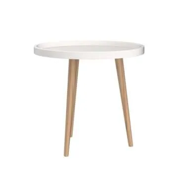 N&V 20 Inch Minimalist Side Table for Stylish Living