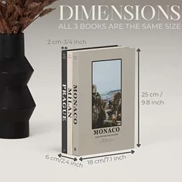 Elegant Faux Books for Stylish Home Decor