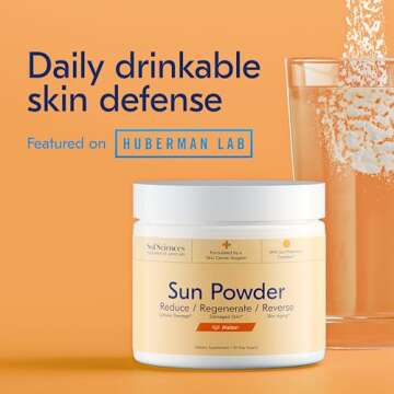 Sun Powder – Revolutionize Your Skincare Routine with 3-in-1 Drinkable Formula from Expert Dermato...
