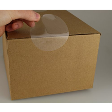 ChromaLabel Clear 3 Inch Sealing Stickers for Packaging