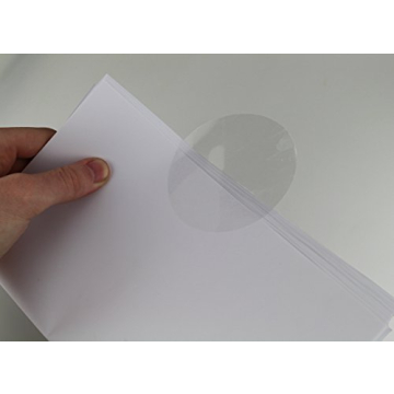 ChromaLabel Clear 3 Inch Sealing Stickers for Packaging