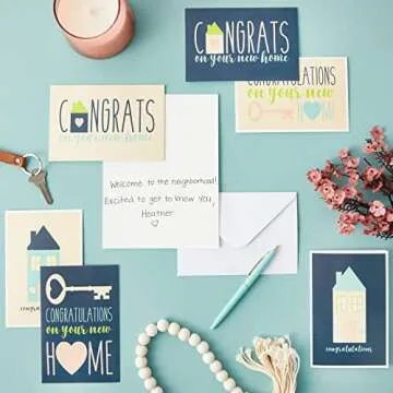 Best Paper Greetings 36 Pack Congratulations On Your New Home Greeting Cards with Envelopes Assortme...
