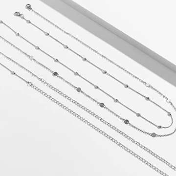N A Simple Shiny Sequins Belly Chain Layered Body Chain Jewelry for Women Girls Summer Beach Bikini Accessories (Silver), adjustable
