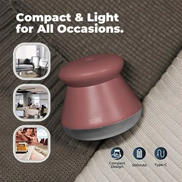 Compact Fabric Shaver for Lint Removal and Garment Care