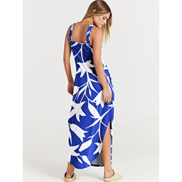 ANRABESS Women’s Summer Maxi Dress Criss Cross Style