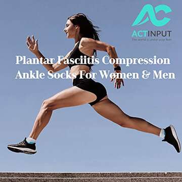 ACTINPUT Compression Socks for Pain Relief and Performance