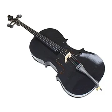 4/4 Acoustic Cello Set with Case and Bow for Music Lovers
