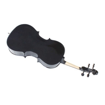4/4 Acoustic Cello Set with Case and Bow for Music Lovers