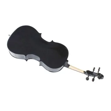 4/4 Acoustic Cello Set with Case and Bow for Music Lovers