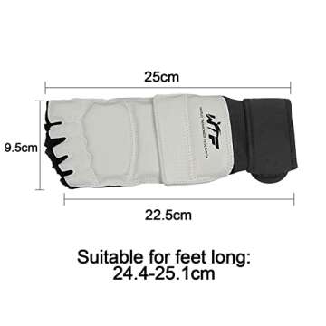 EVALIANA Taekwondo Foot Protector Gear Martial Arts Fight Boxing Punch Bag