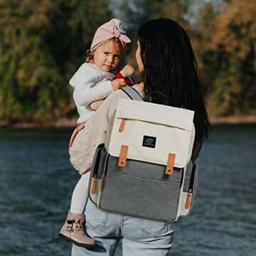 Diaper Bag Backpack, Multifunction Diaper Bags for Baby Girl-Boy,Unisex Baby BagTravel Backpack,Waterproof Backpack