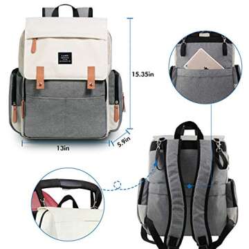 Diaper Bag Backpack, Multifunction Diaper Bags for Baby Girl-Boy,Unisex Baby BagTravel Backpack,Waterproof Backpack