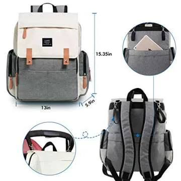 Diaper Bag Backpack for Baby Girl-Boy, Waterproof & Stylish