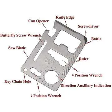 11-in-1 Stainless Steel Survival Multi Tool for Every Adventure