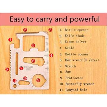 11-in-1 Stainless Steel Survival Multi Tool for Every Adventure