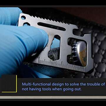 11-in-1 Stainless Steel Survival Multi Tool for Every Adventure