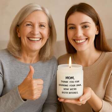 Funny Mother's Day Gift - Lavender Scented Candle for Mom