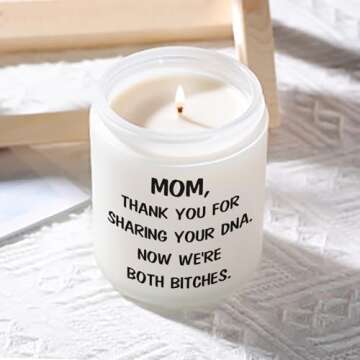 Funny Mother's Day Gift - Lavender Scented Candle for Mom