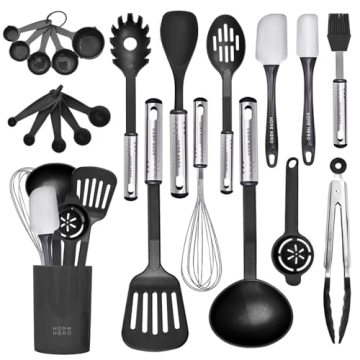 Home Hero 44-Piece Silicone Kitchen Utensils Set for Cooking