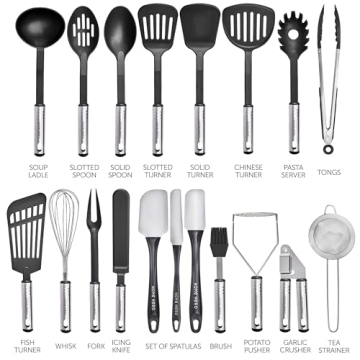 Home Hero 44-Piece Silicone Kitchen Utensils Set for Cooking