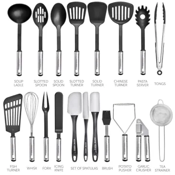 Home Hero 44-Piece Silicone Kitchen Utensils Set for Cooking