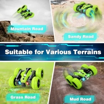 Exciting 360° Rotating RC Stunt Car for Kids