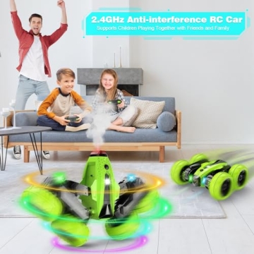 Exciting 360° Rotating RC Stunt Car for Kids